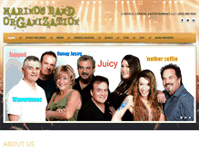 Tablet Screenshot of marinosband.com